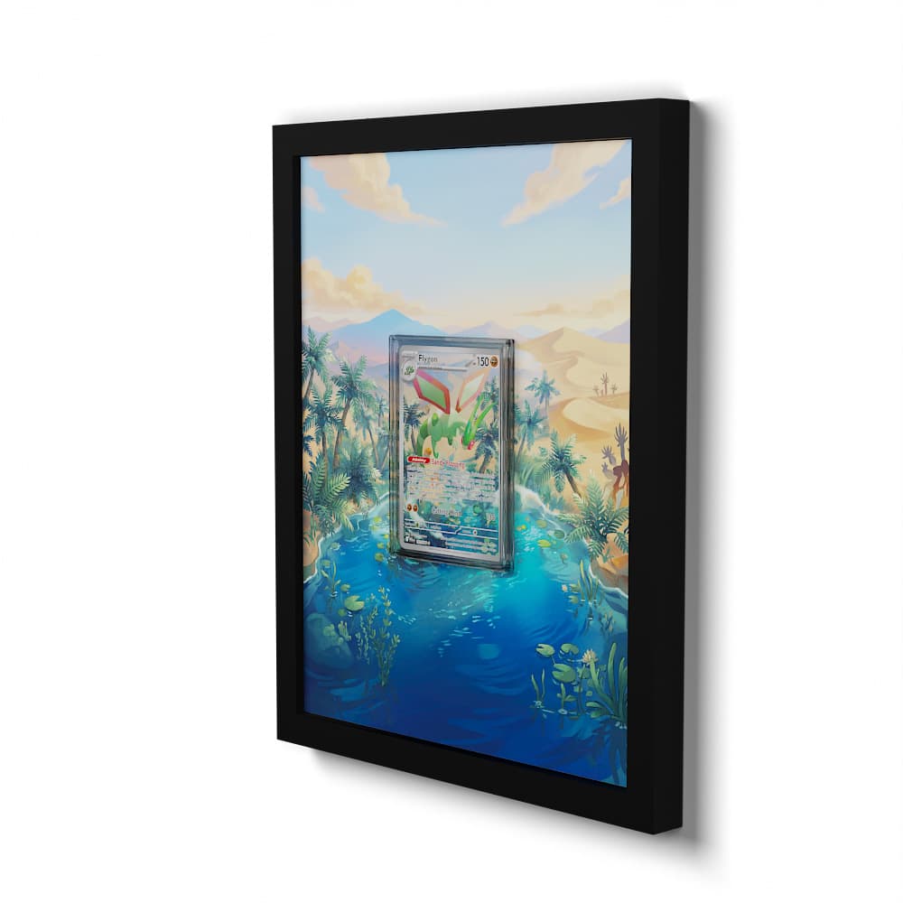 101 Flygon - Extended Artwork Framed Pokemon Card Display