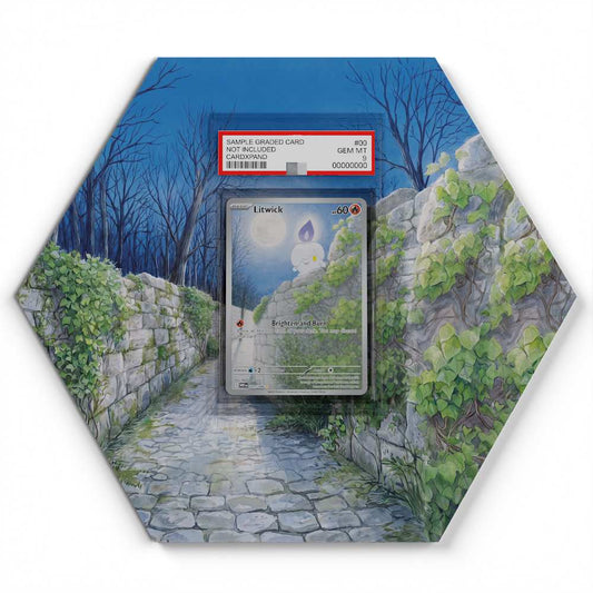 101/086 Litwick - Extended Artwork Pokemon Card Display