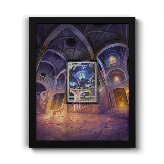102/086 Lampent - Extended Artwork Framed Pokemon Card Display