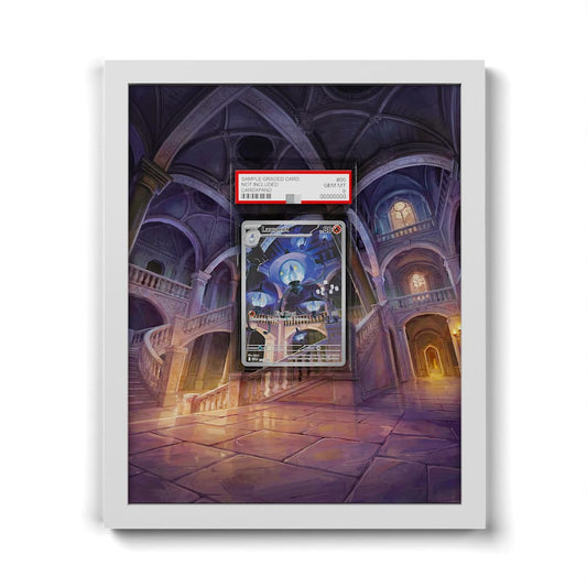 102/086 Lampent - Extended Artwork Framed Pokemon Card Display
