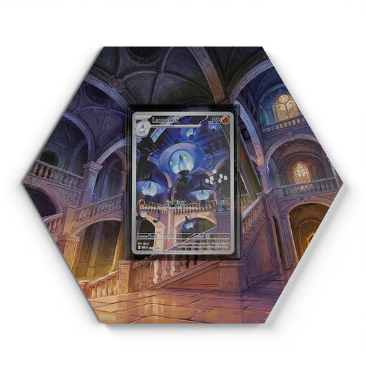 102/086 Lampent - Extended Artwork Pokemon Card Display