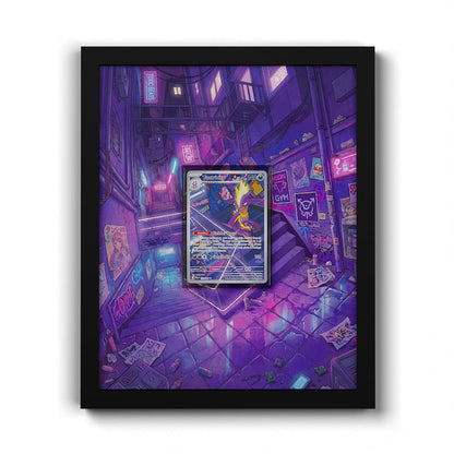 103 Toxtricity - Extended Artwork Framed Pokemon Card Display