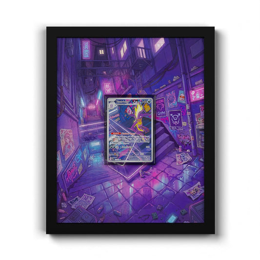 103 Toxtricity - Extended Artwork Framed Pokemon Card Display