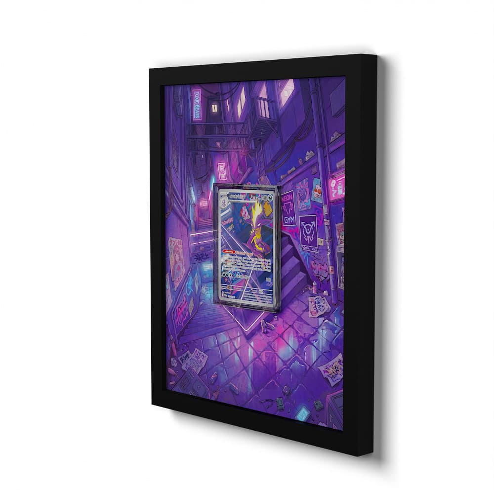 103 Toxtricity - Extended Artwork Framed Pokemon Card Display