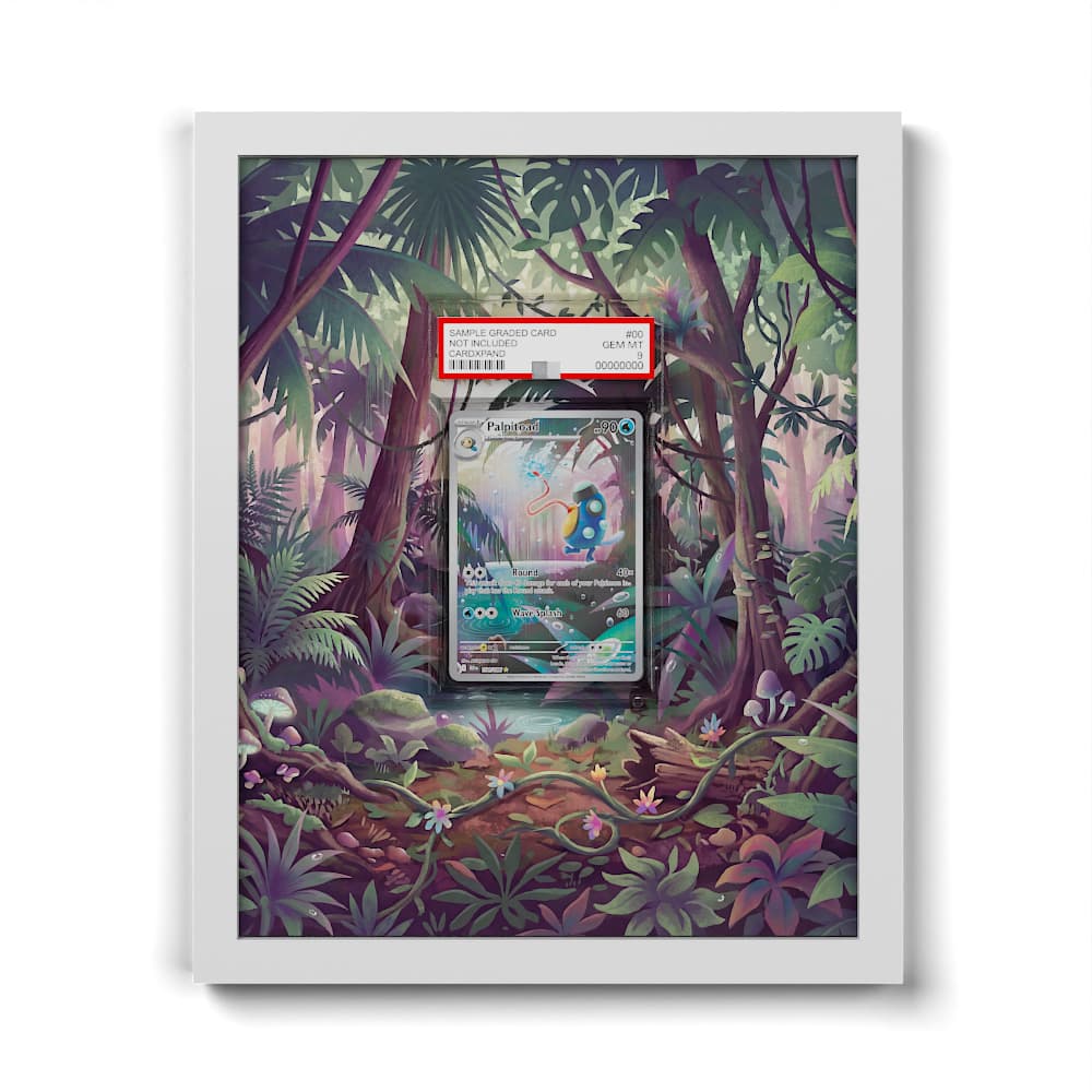 104/086 Palpitoad - Extended Artwork Framed Pokemon Card Display