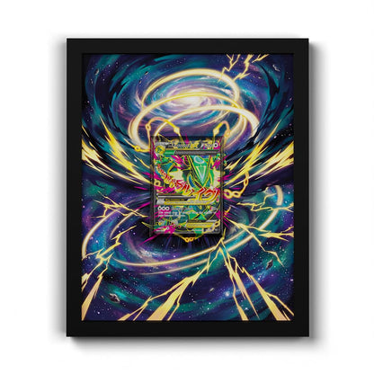 105/108 M Rayquaza EX - Extended Artwork Framed Pokemon Card Display