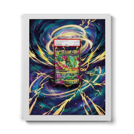 105/108 M Rayquaza EX - Extended Artwork Framed Pokemon Card Display