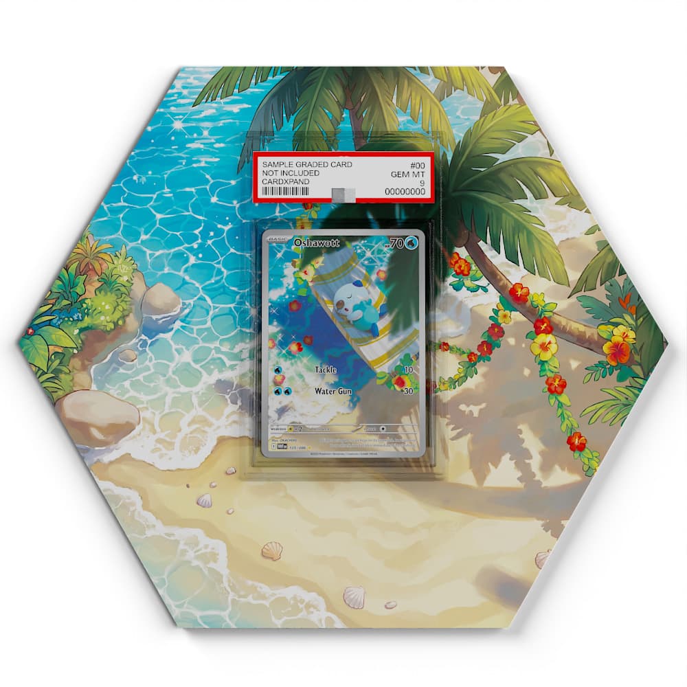 105/086 Oshawott - Extended Artwork Pokemon Card Display