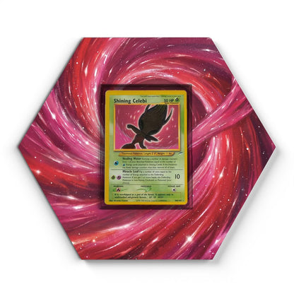 106/105 Shining Celebi - Extended Artwork Pokemon Card Display