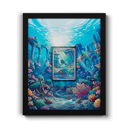 106/086 Tirtouga - Extended Artwork Framed Pokemon Card Display