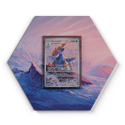 107/086 Samurott - Extended Artwork Pokemon Card Display