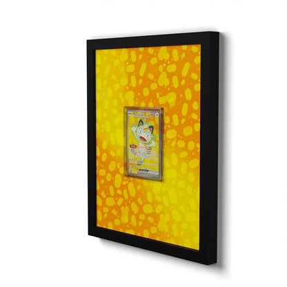107 Meowth EX - Extended Artwork Framed Pokemon Card Display