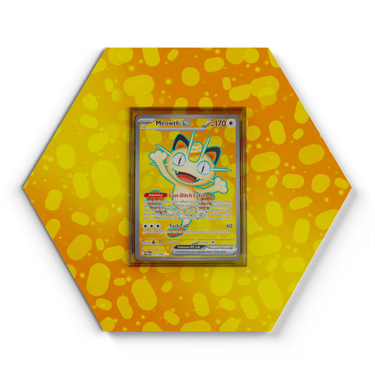 107/088 Meowth EX - Extended Artwork Pokemon Card Display