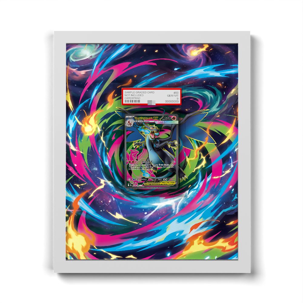 109/094 Mega Charizard X ex - Extended Artwork Pokemon Card Frame