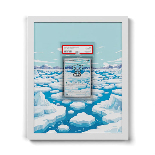 109/086 Cubchoo - Extended Artwork Framed Pokemon Card Display