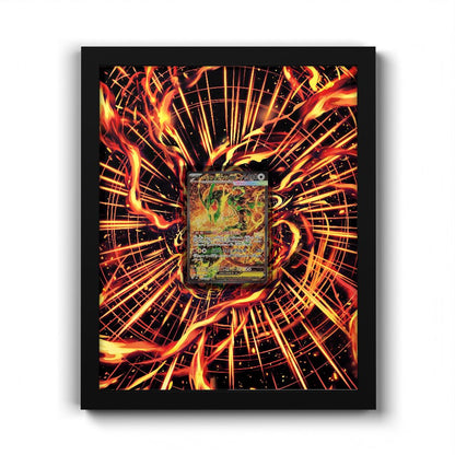 110/076 Mega Rayquaza EX - Extended Artwork Pokemon Card Frame