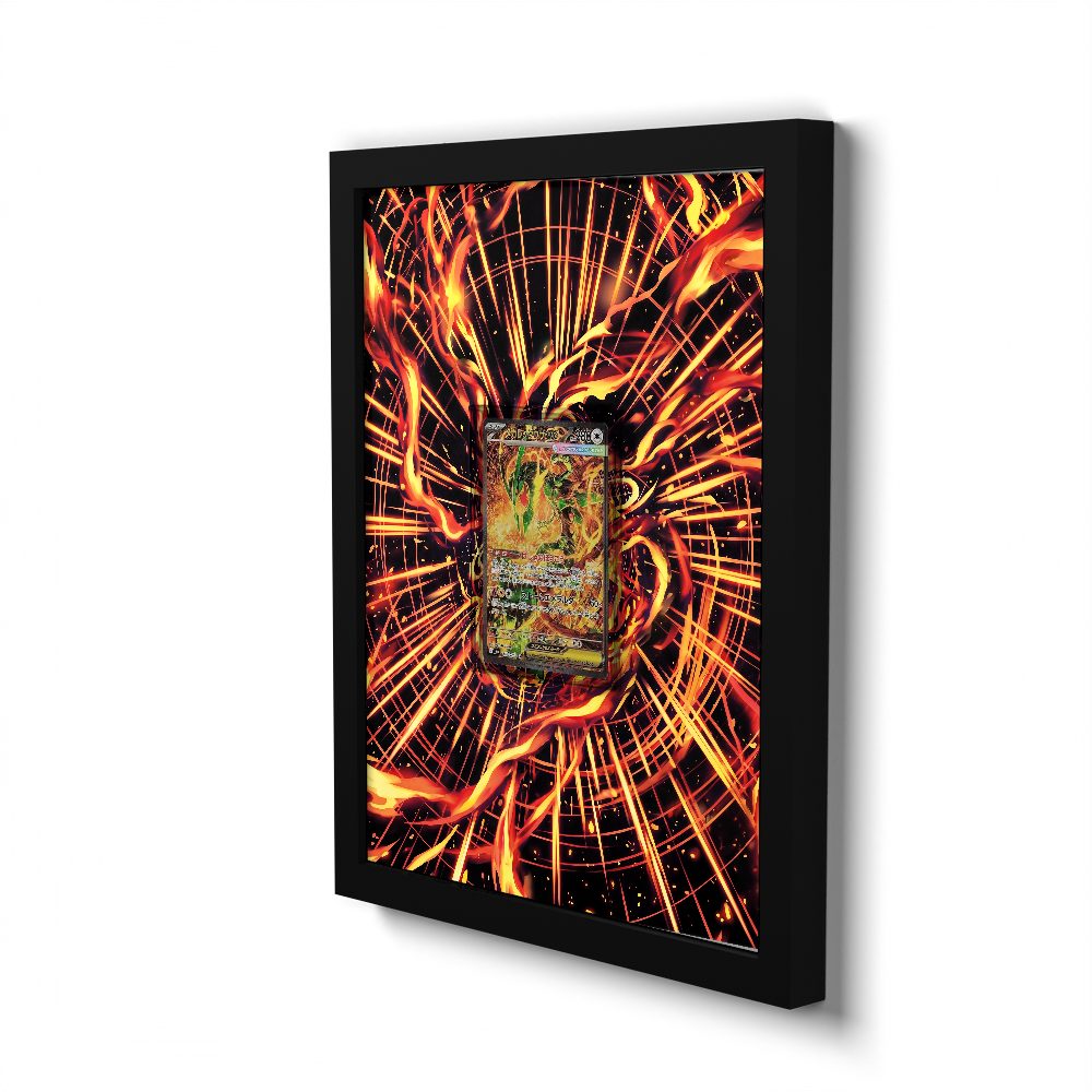 110/076 Mega Rayquaza EX - Extended Artwork Pokemon Card Frame