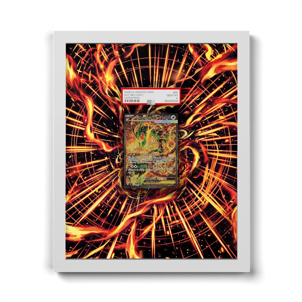 110/076 Mega Rayquaza EX - Extended Artwork Pokemon Card Frame