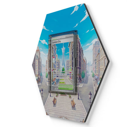111/088 Lumiose City - Extended Artwork Pokemon Card Display