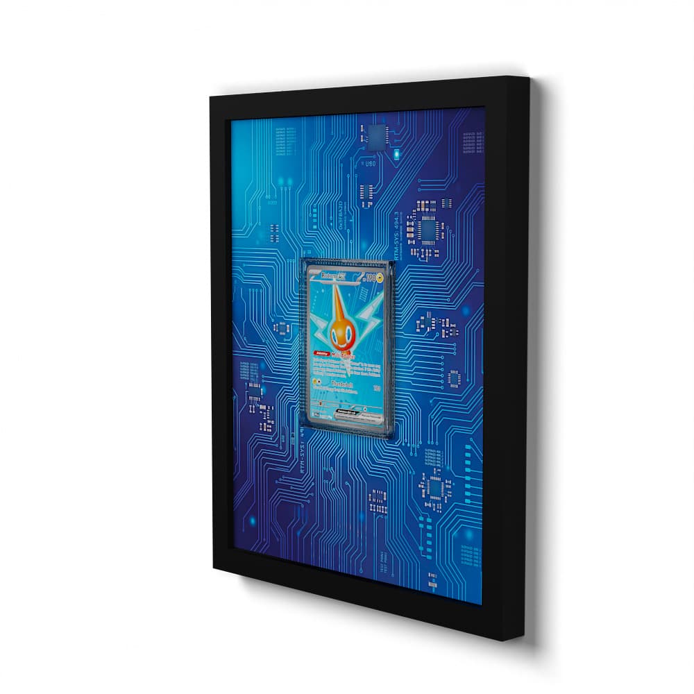 111 Rotom EX - Extended Artwork Framed Pokemon Card Display
