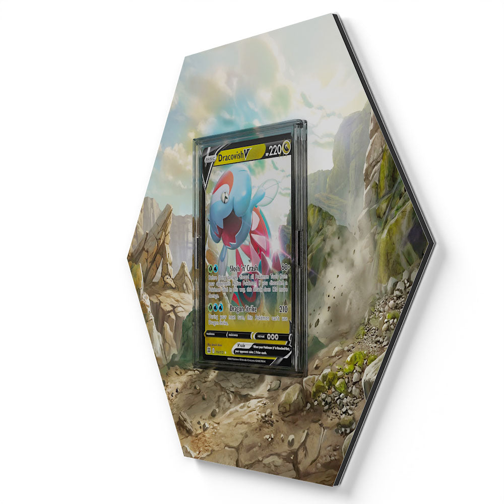 114/172 Dracovish V - Extended Artwork Pokemon Card Display
