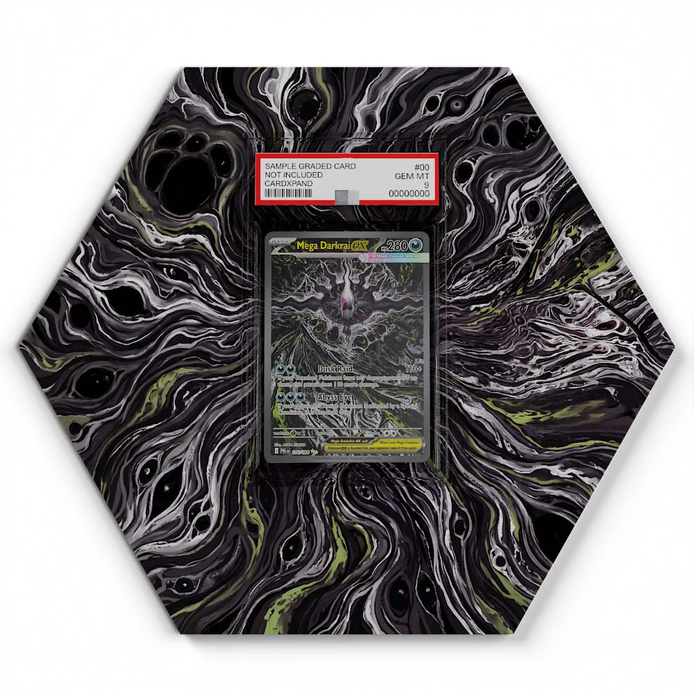 114/081 Mega Darkrai ex - Extended Artwork Pokemon Card Display