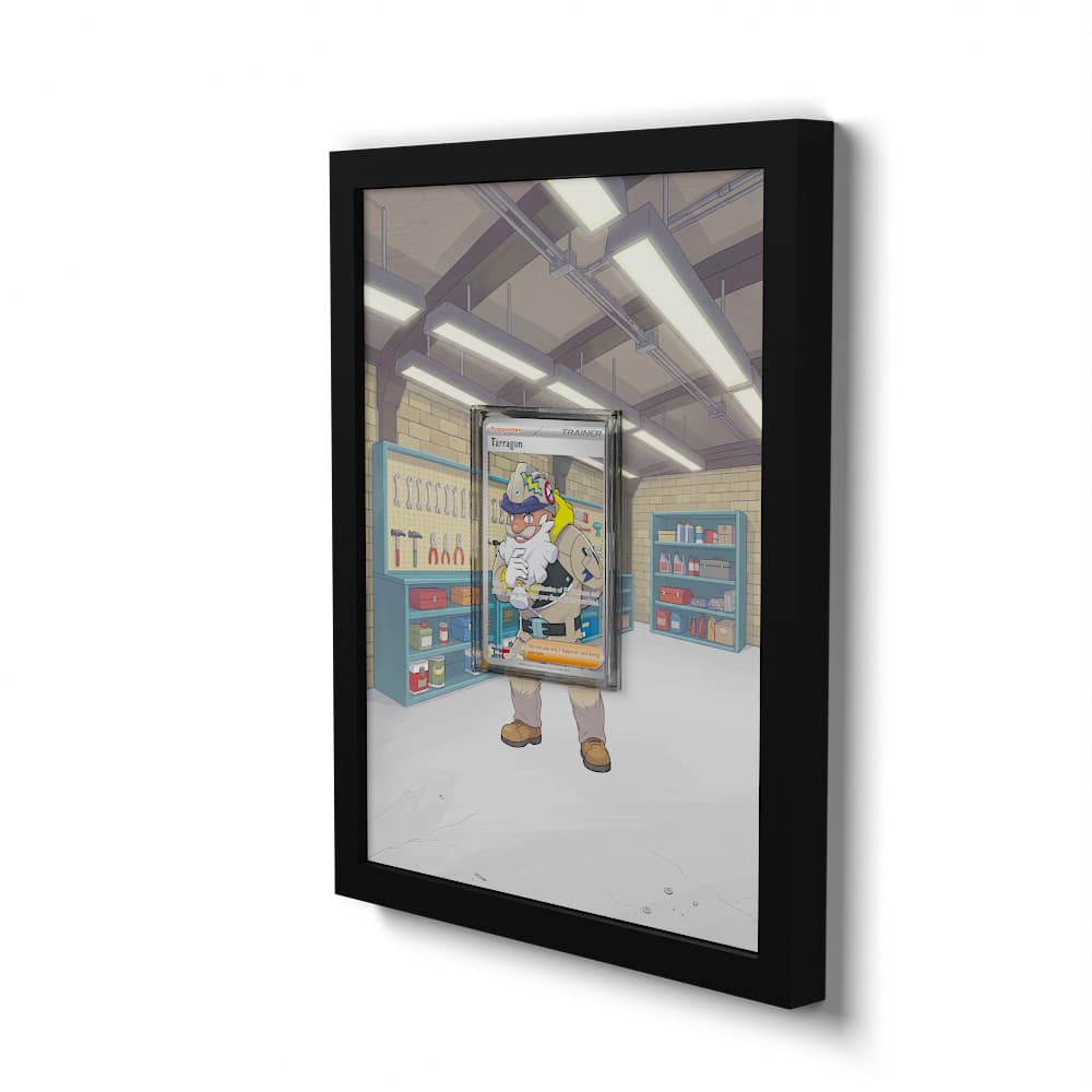 116 Tarragon - Extended Artwork Framed Pokemon Card Display
