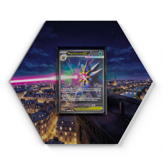 118/088 Mega Starmie EX - Extended Artwork Pokemon Card Display