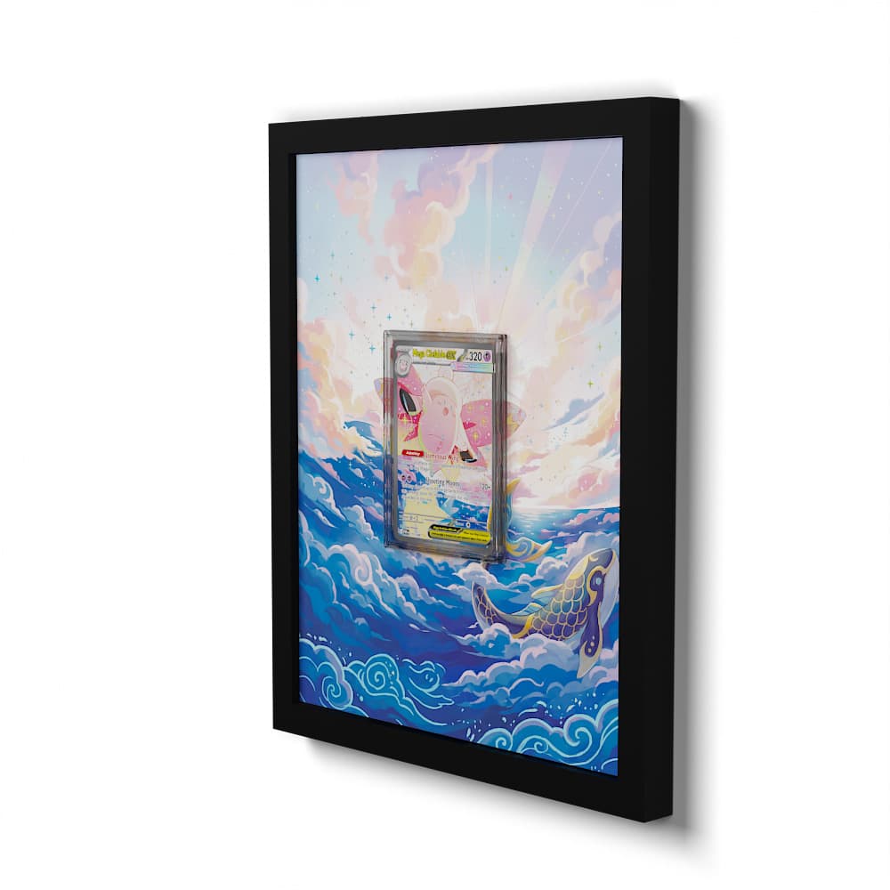 119 Mega Clefable EX - Extended Artwork Framed Pokemon Card Display