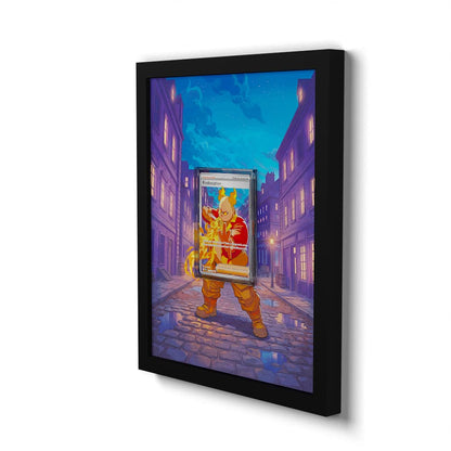 119 Firebreather - Extended Artwork Framed Pokemon Card Display