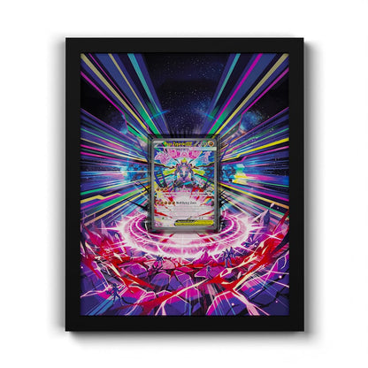 120 Mega Zygarde EX - Extended Artwork Framed Pokemon Card Display