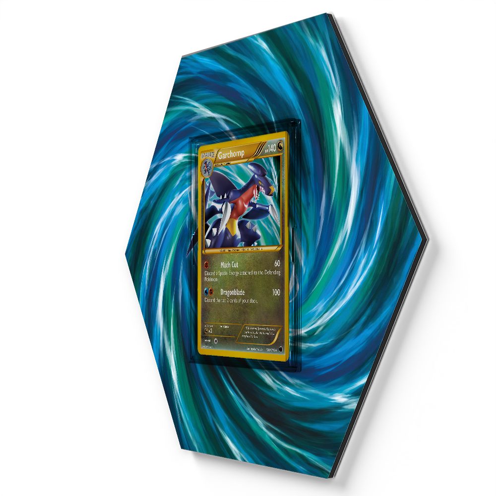 120/116 Garchomp - Extended Artwork Pokemon Card Display