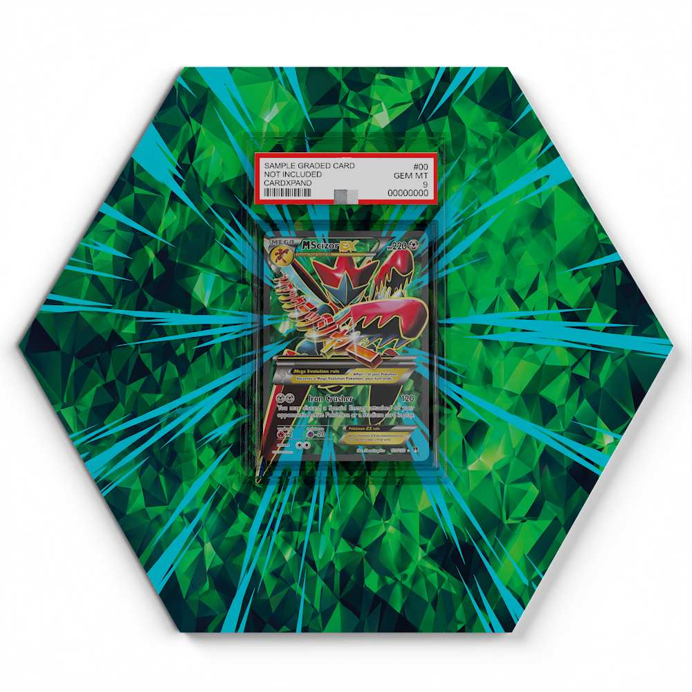 120/122 Mega Scizor Ex - Extended Artwork Pokemon Card Display