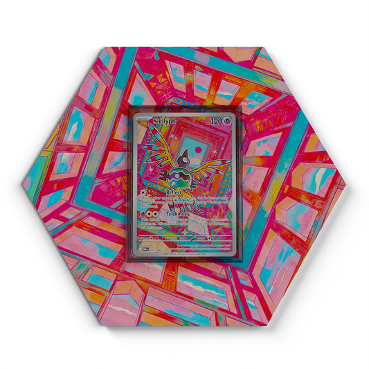 121/086 Sigilyph - Extended Artwork Pokemon Card Display