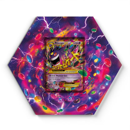 121/119 M Gengar EX - Extended Artwork Pokemon Card Display