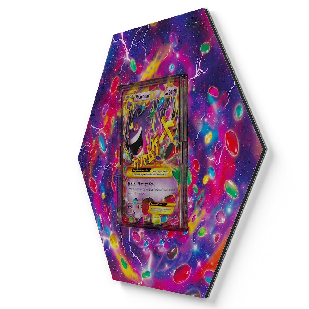 121/119 Mega Gengar ex - Extended Artwork Pokemon Card Display
