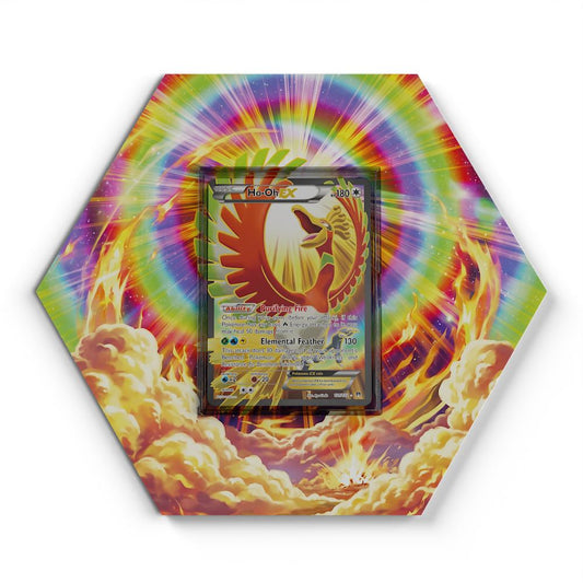 121/122 Ho-Oh EX - Extended Artwork Pokemon Card Display