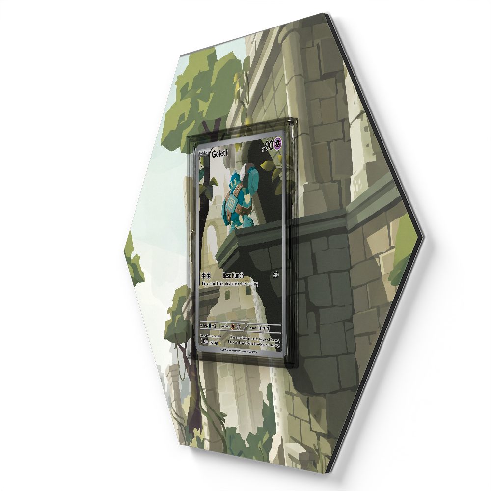 122/086 Golett - Extended Artwork Pokemon Card Display