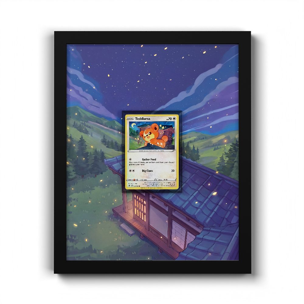 122/189 Teddiursa - Extended Artwork Pokemon Card Frame