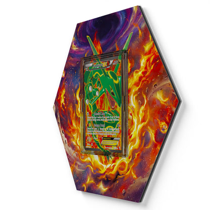 123/124 Rayquaza EX - Extended Artwork Pokemon Card Display