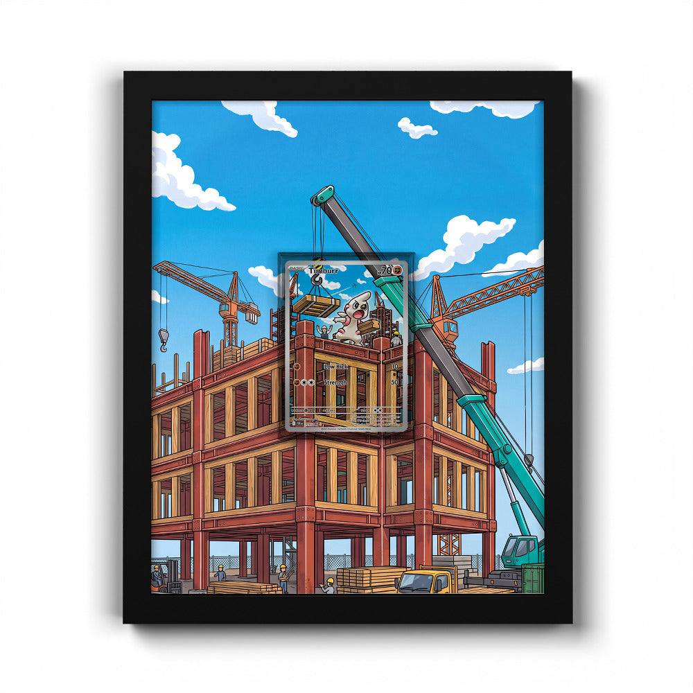 125/086 Timburr - Extended Artwork Pokemon Card Frame