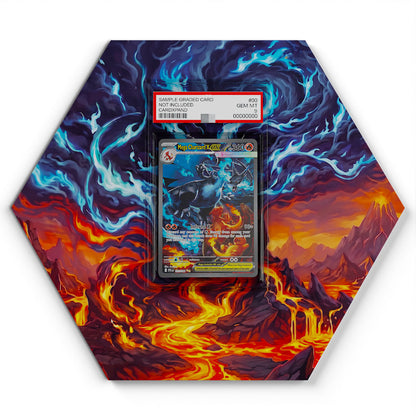 125/094 Mega Charizard X EX - Extended Artwork Pokemon Card Display