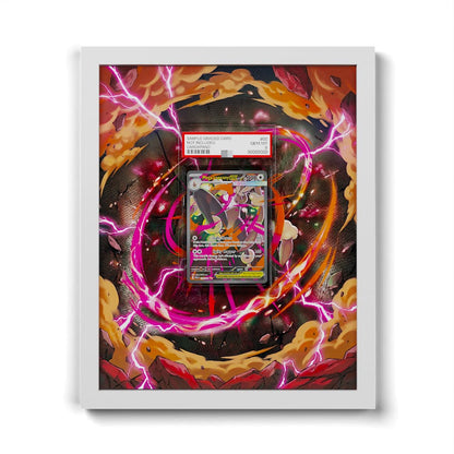 128 Mega Lopunny EX - Extended Artwork Framed Pokemon Card Display