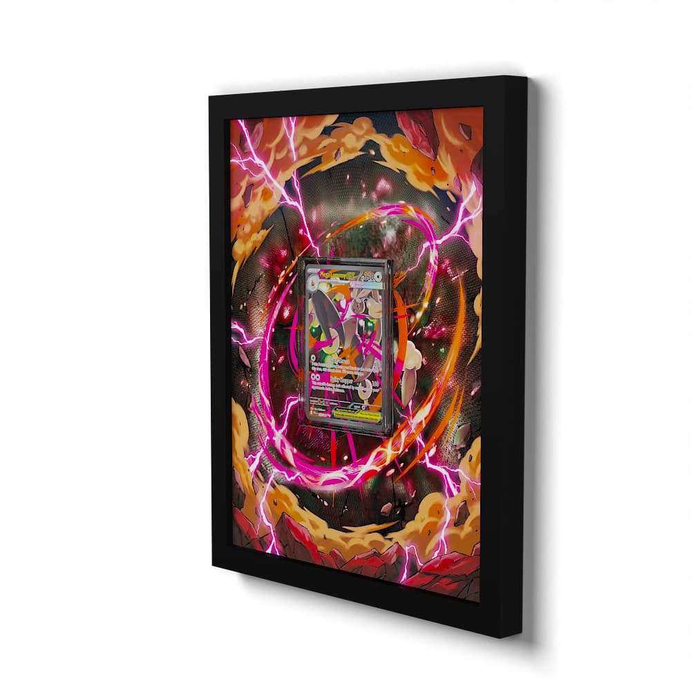 128 Mega Lopunny EX - Extended Artwork Framed Pokemon Card Display