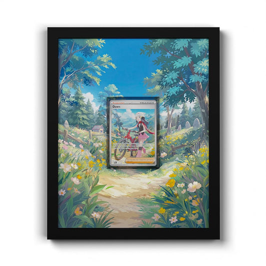 129 Dawn - Extended Artwork Framed Pokemon Card Display