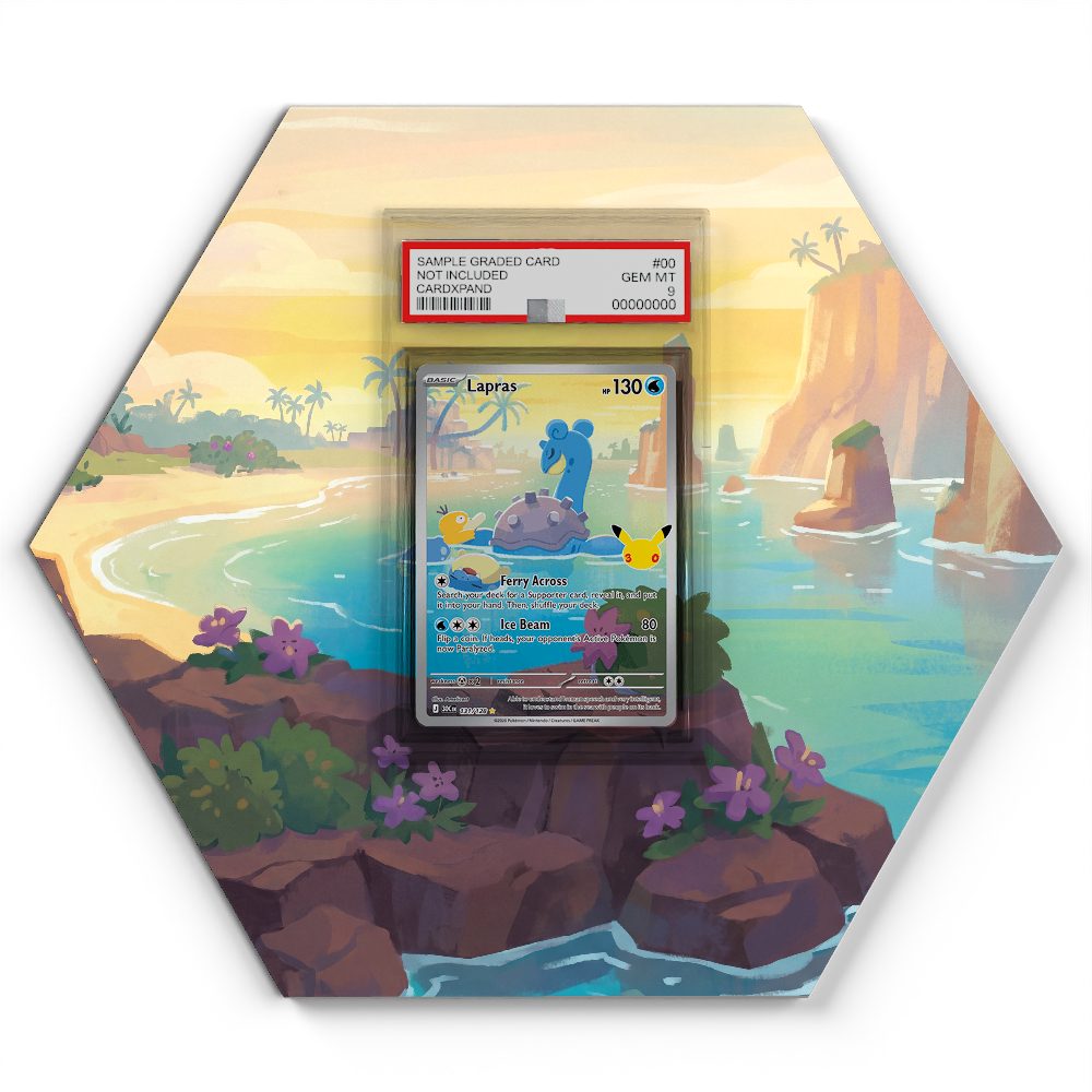 131/128 Lapras - Extended Artwork Pokemon Card Display