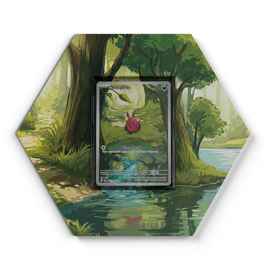 132/086 Venipede - Extended Artwork Pokemon Card Display