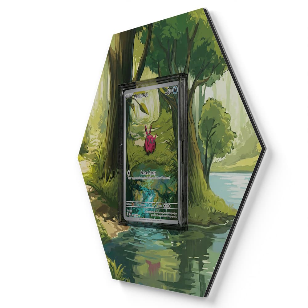 132/086 Venipede - Extended Artwork Pokemon Card Display