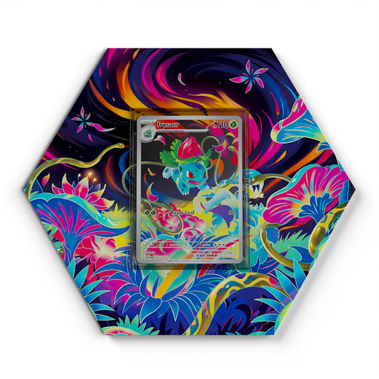 134/132 Ivysaur - Extended Artwork Pokemon Card Display