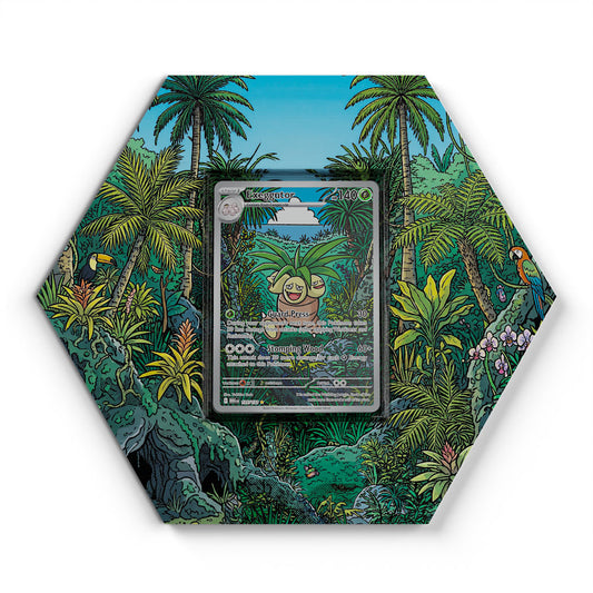 135/132 Exeggutor - Extended Artwork Pokemon Card Display